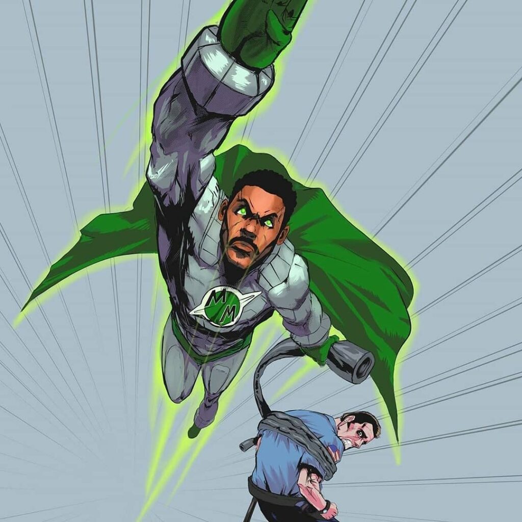 METEOR Man Fan Art Zooming Right At You