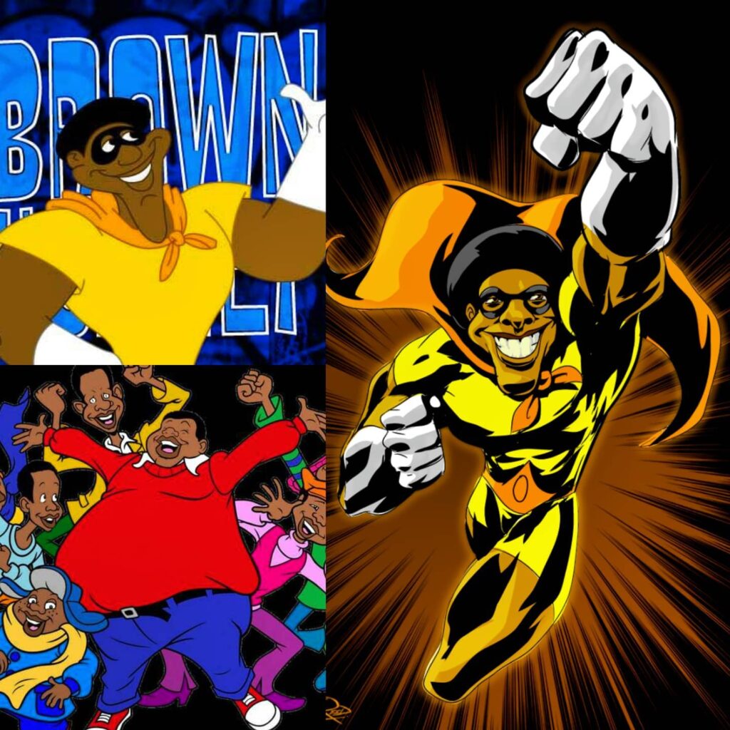 THE BROWN HORNET First Ever Comic To Exist Within A Comic... See more at HistoryofBlackSuperheroes.com .