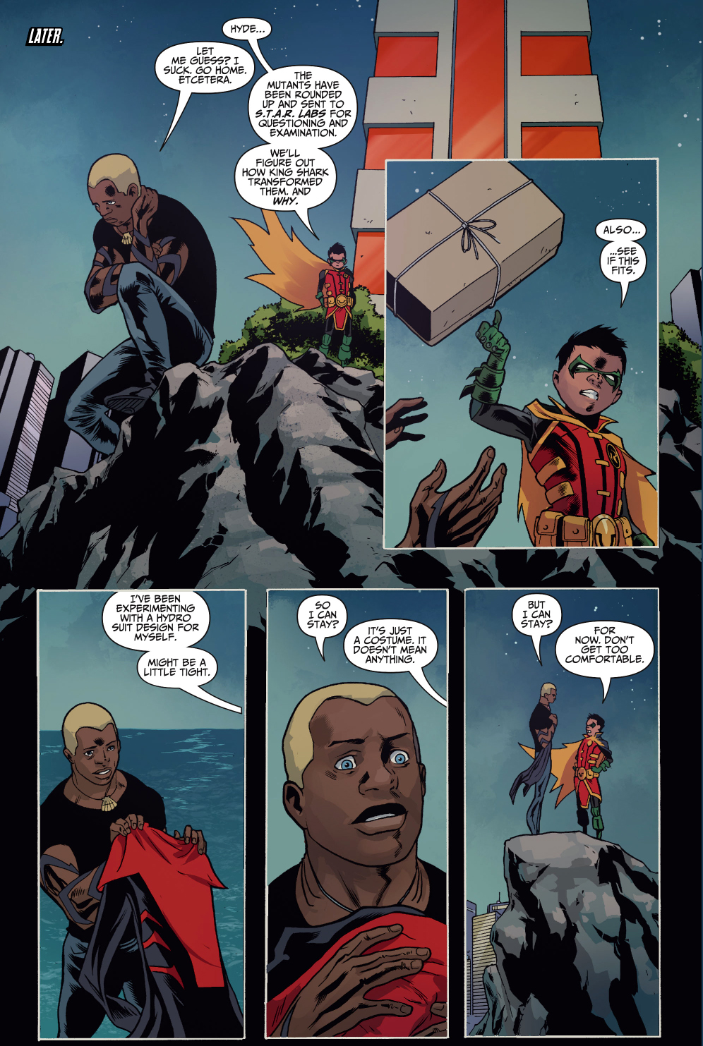 how aqualad joined the teen titans rebirth 5